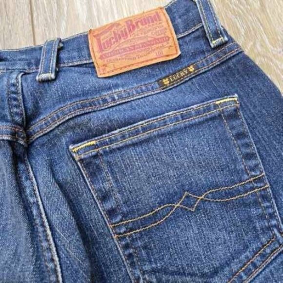Lucky Brand dark blue Easy Rider dark blue size 0 classic bootcut, mid rise - Picture 7 of 14